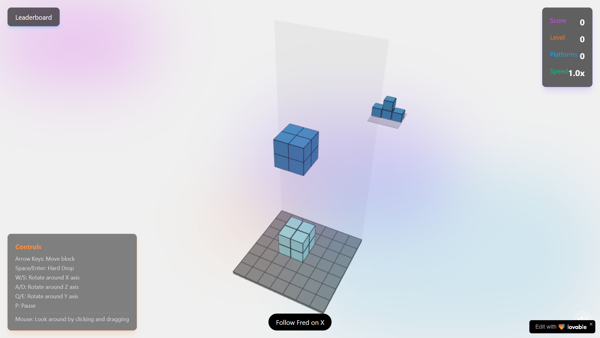 3D Tetris
